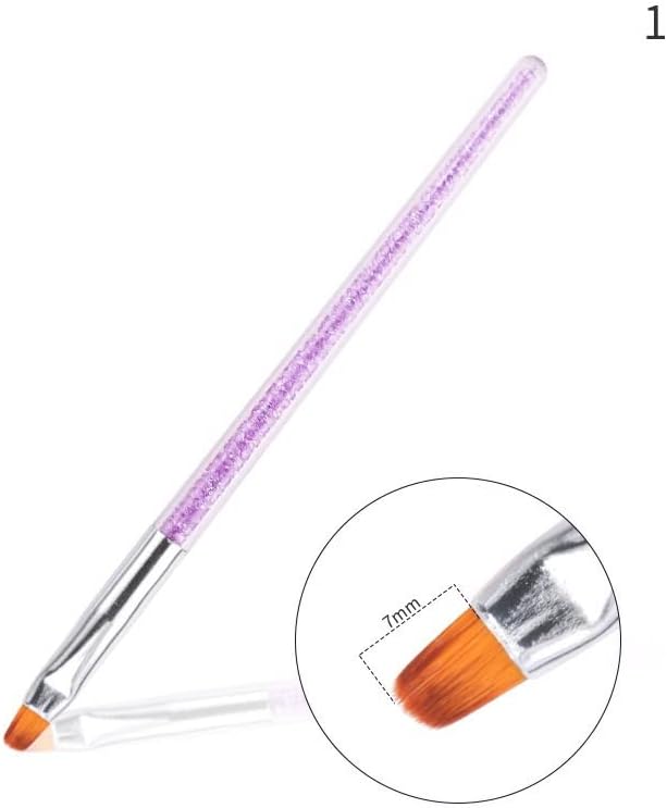 TBGFPO tırnak fırçası jel akrilik cetvel kalemi boya manikür tırnak resim fırçası çivi oyma kalem yuvarlak kafa ışık tedavisi kalem