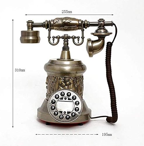 ZYZMH Eski Moda Telefon Saati, ann'i herhangi bir Oda için mükemmel bir Vurgu Parçası Yapar, Siyah