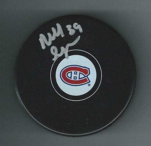 Reid Simpson, Montreal Canadiens Diskini İmzaladı - İmzalı NHL Diskleri