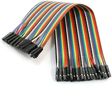 X-DREE Renkli Bağlantı hat teli 40 Pin 2.54 mm Aralık Kafası 20 cm Uzunluğunda (Spina di collegamento colorata filo 40 pin Spilla da