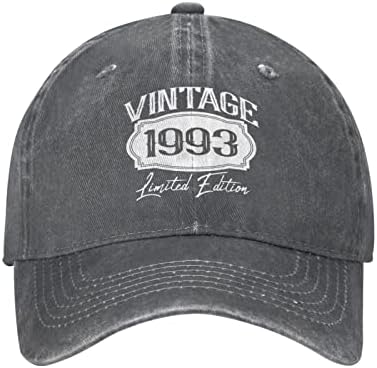 30th Doğum Günü Kapaklar 30 Yaşında Vintage 1993 Sınırlı Sayıda beyzbol şapkası Erkekler için