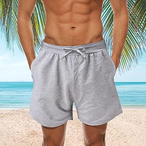 Bmısegm erkek Mayo erkek Yaz Moda Kısa pantolon Rahat dantel-up Tarzı Gevşek Kısa Düz Plaj günlük bol pantolon