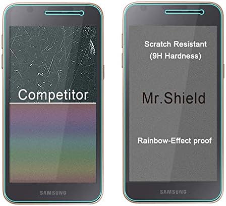 Mr. Shield [3'LÜ PAKET] Samsung Galaxy J2 Dash [Temperli Cam] Ekran Koruyucu için Tasarlandı [9H Sertliğe Sahip Japonya Camı] Ömür