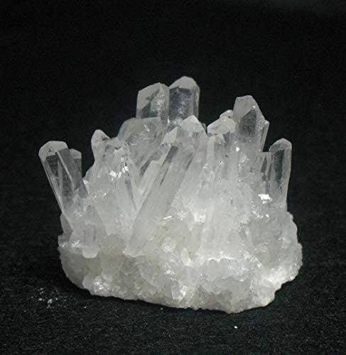 Şifa Kristal Taş Doğal Temizle Kuvars Küme Noktası Druzy Çakra Reiki Numune Mineral Koleksiyonu Dekor Hediye (Temizle 2-3 OZ. 55g-85g)