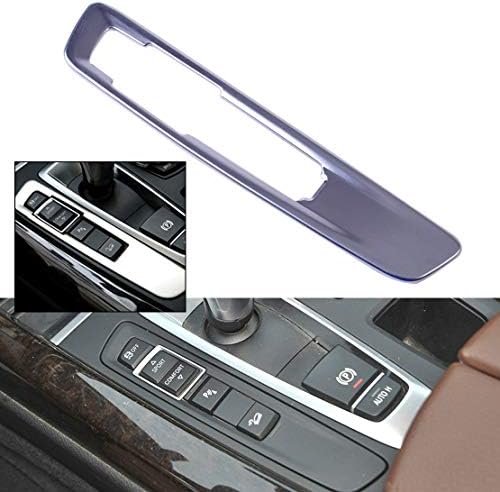 DAĞ ERKEKLER Araç Aksesuarları 1 adet Araba İç Krom Kaplama Merkezi Konsol Modu Düğmesi krom çerçeve Dekoratif Trim için BMW X5 F15