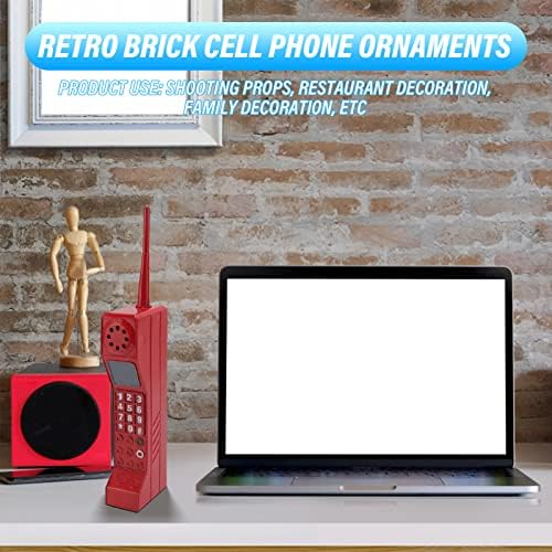 Pilipane 80'LERİN Retro Cep Telefonu, Çağrı Cihazları ve Bip Sesleri 90'LAR,Şişme Cep Telefonu,Retro Tuğla Cep Telefonu Süsü,Parti