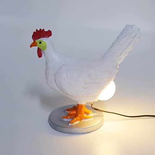 Yumurta Düğmeli Tavuk Lambası, Lav Lambası, USB'li Paskalya yumurtası ışıkları, Led Gece Lambası, Garip Hediye Yumurta Lambası Beyaz