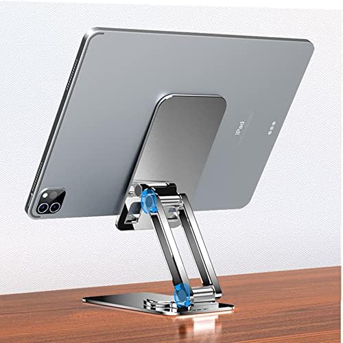 masa için trrcylp Döner Cep Telefonu Standı Taşınabilir Katlanabilir Ayarlanabilir Ergonomik Tablet Tutucu Cradle Masaüstü 360 ° Dönen