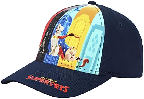 DC Süper Evcil Hayvanlar Ligi Karakter Panelleri Donanma Gençlik Snapback Şapka