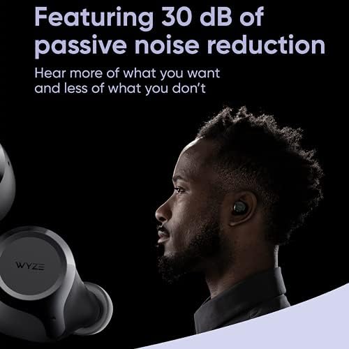 WYZE Bluetooth 5.0 Kulaklıklar, Reddot Ödüllü Kulaklıklar ve Kablosuz Kulaklıklar IPX5 Ter Direncine Sahip 5.0 Bluetooth Kulaklıklar,