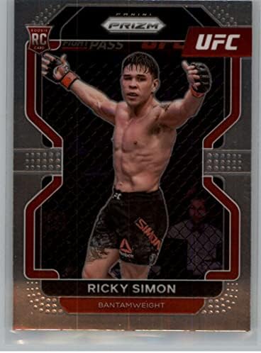 2022 Panini Prizm UFC 112 Ricky Simon RC Çaylak MMA Ticaret Kartı