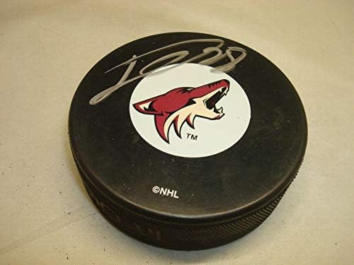 Lauri Korpikoski İmzalı Arizona Coyotes Hokey Diski İmzalı 1A İmzalı NHL Diskleri