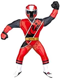 Power Ranger Ninja Çelik Hava Yürüteç Balonu, 67 İnç Boyunda, Kırmızı (1 Paket)