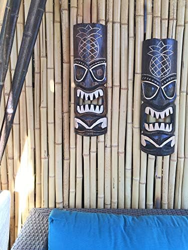 Sonsuza Kadar Bambu 20 Tiki Maskesi Duvar Dekoru