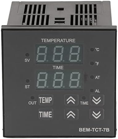 Termostat, termostat, 100 ila 240V dijital termostat Alarm modu K tipi sıcaklık kontrol cihazı ısı basın makinesi, sıcaklık kontrol