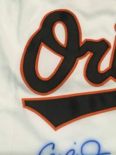 Cal Ripken Jr imzalı Russell Atletik Elmas Otantik Orioles forması otomatik COA İmzalı MLB Formaları