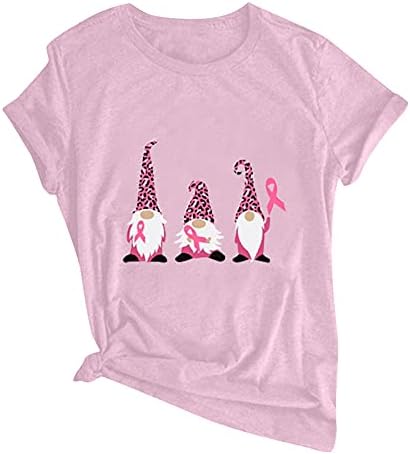 Grafik Tişörtleri Kadınlar için 2023 T Shirt Casual Gnome Üst Gömlek Kısa Kollu O Boyun Moda Gevşek Yumuşak Rahat