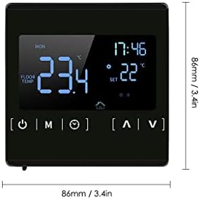 n / a LCD Dokunmatik Termostat Programlanabilir Elektrikli yerden ısıtma sistemi Termoregülatör sıcaklık kontrol cihazı