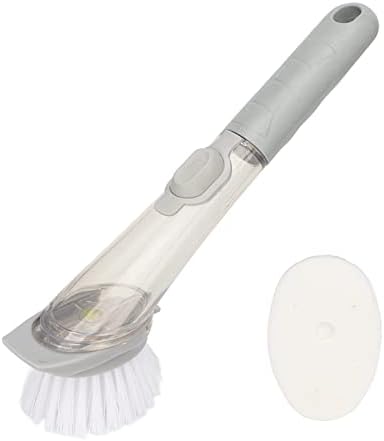 Sabun Dağıtım Bulaşık Fırçası, Bulaşık Temizleme Fırçası Uzun Saplı Leke Çıkarma Plastik Güzellik Salonu için Erkekler için