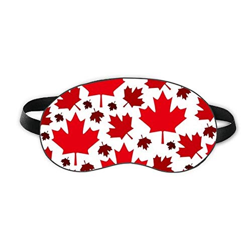 Kanada lezzet yaprakları Kanada akçaağaç bayrağı Uyku Göz kalkanı Yumuşak Gece körü körüne Gölge Kapak