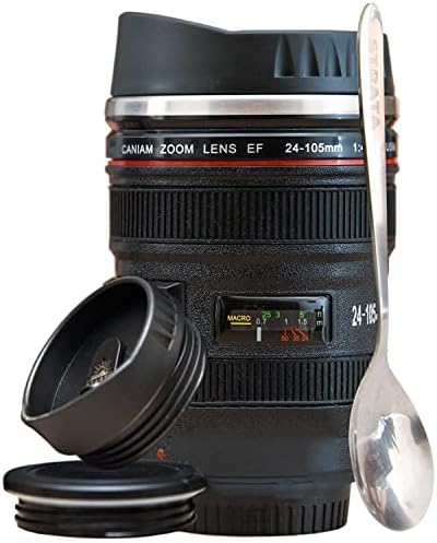 TABAKALAR BARDAK PAKETİ! 2 Kapaklı ve Kaşıklı Kamera Lensi Kahve Kupası + 16 oz Mat Pastel Bardaklar (4'lü paket)