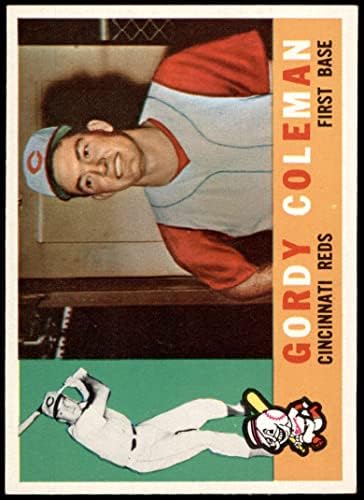 1960 Topps 257 Gordy Coleman Cincinnati Kırmızıları (Beyzbol Kartı) NM / MT Kırmızıları