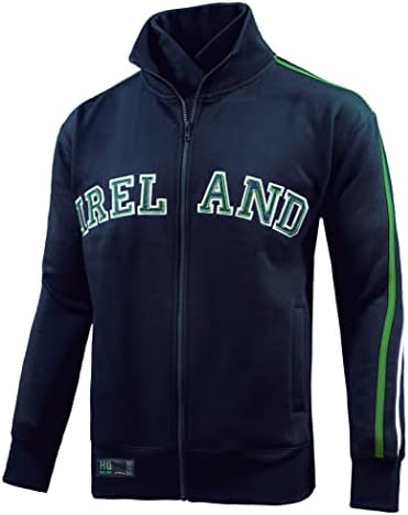 Malham ABD Erkek Çift Yaka İrlanda Retro Fermuarlı Ceket