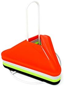 Marka Yenilikler Plastik Üçgen Disk Koni Spor Eğitim Dişli ile Taşıyıcı, Paketi 20-2 inç Kozalaklar (Çok Renkli)