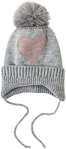 Erkek Şapka ve Kapaklar Şapka Kulaklar Şapka Kap Kazak Kış Sıcak Unisex çocuk Aşk Örgü Moda Organik Bebek Şapka