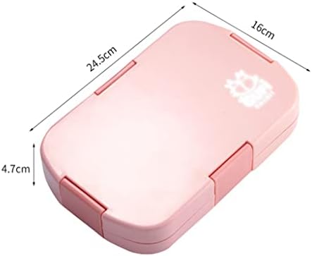PDGJG Bağımsız kafes Bento Kutusu Taşınabilir Bento Kutusu yemek kabı mikrodalga çok ızgara Bento kutusu (Renk: E, Boyut: resimde gösterildiği