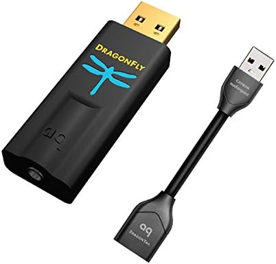 Audioquest: Yusufçuk Siyah USB DAC + Dragontail Genişletici