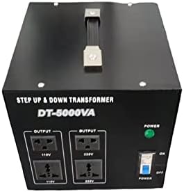5000W gerilim dönüştürücü Trafo 110/120V için 220/240V Adım Yukarı / Aşağı AC Güç Dönüştürücü İçerir ABD Güç Kablosu (5000w)