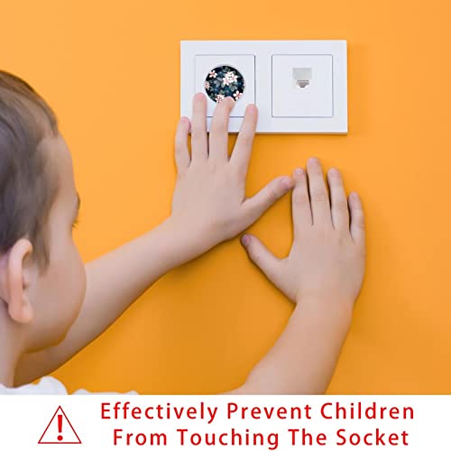 LAIYUHUA Çıkış Kapakları Bebek Prova (12 ve 24 Paket) Sabit Elektrik Fişi Koruyucu | Child Safety Plastic Outlet Covers | Easy İnstall