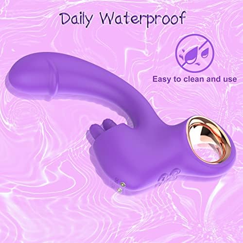 G Spot Vibratör Kadınlar için Seks Oyuncakları, 10 Çift Salıncak ve Titreşimli Modlu Klitoral Vibratörler Gerçekçi Yapay Penis Şarj