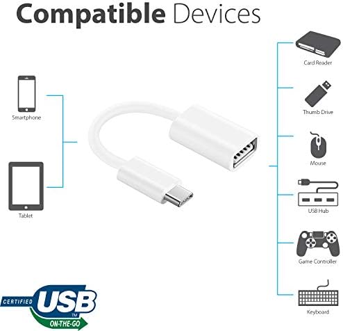 Klavye, Flash Sürücüler, fareler vb.Gibi Hızlı, Doğrulanmış, Çoklu kullanım İşlevleri için Sony Xperia 10 ıv'ünüzle Uyumlu OTG USB-C