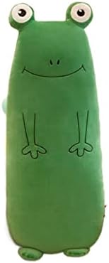 Uongfi Sevimli Dolması Peluş Yastık Eğlenceli Peluş oyuncak Bebek Uyku Arkadaşı Mat (Renk: Yeşil, Boyutu: 90 cm)