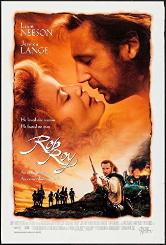 ROB ROY-12.5 x 19.5 Orijinal Promosyon Film Afişi 1995 Nadir Liam Neeson Jessica Lange