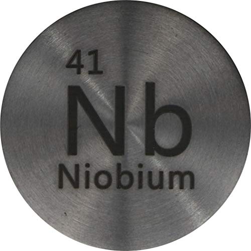 Niyobyum (Nb) 29mm Metal Disk Toplama veya Deneyler için %99,95 Saf