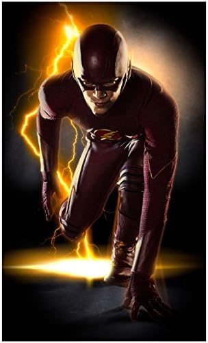 Flash Grant Gustin, Barry Allen, diğer adıyla Flash Promosyonu 8 x 10 Fotoğraf Çekmeye Hazır