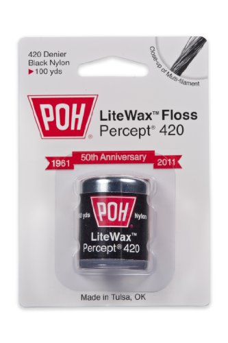 POH Diş İpi Algısı 420 Siyah LiteWax 100 Yard