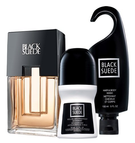 Avon Siyah Süet 3'lü Parfüm Bakım Koleksiyonu