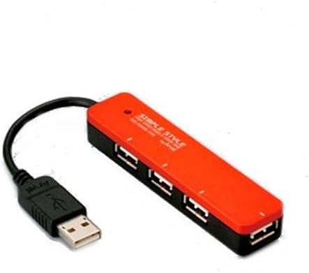 ıBUFFALO H431NV Arvel USB 2.0 Uyumlu 4 Bağlantı Noktalı Hub, Veri Yolu ile Çalışan, Turuncu