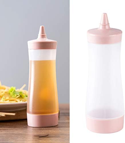 Cabilock Salata Sosu Şişeleri 3 ADET Plastik Çeşni sıkılabilir şişeler Fışkırtma Şişeleri Mutfak Şurubu Kabı Ketçap için Gıda Dağıtıcısı