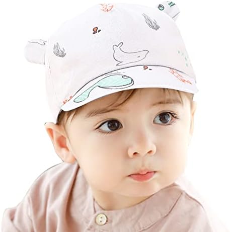 Bebek Kız Sevimli Kap Karikatür Baskı Yaz Kap Şapka Güneş Bahar Doruğa Bebek Yumuşak Erkek Bebek Nefes Yüzmek Şapka