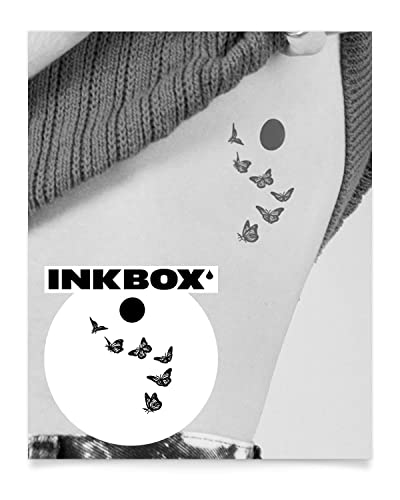 Inkbox Geçici Dövmeler, Yarı Kalıcı Dövme, Bir Premium Kolay Uzun Ömürlü, Suya Dayanıklı Geçici Dövme Şimdilik Mürekkeple-1-2 Hafta