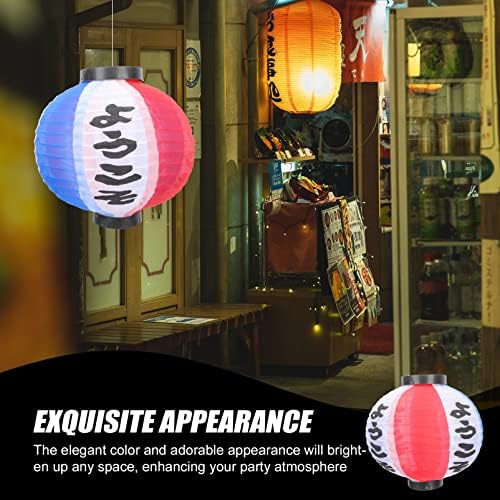 Büyük bir değer Chinese Japanese Paper Lanterns: Açık Asya Çin Japon Kağıt Fener ışıkları katlanabilir Şenlikli Asılı Lamba DIY Suşi