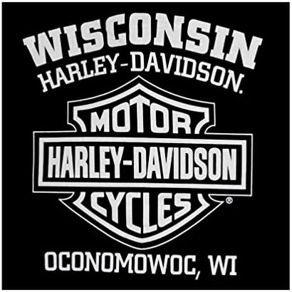 Harley-Davidson Erkek Miras Kazak Kapüşonlu Sweatshirt Siyah Kapüşonlu Sweatshirt 30296635