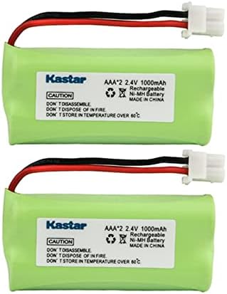 Kastar 2-Pack Pil Değiştirme için Vtech CS6509-16 CS6509-17 CS6509-19 CS6519 CS6519-14 CS6519-15 CS6519-16 CS6519-2 CS6529 CS6529-2