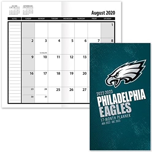 TURNER SPORTS Philadelphia Eagles 2022-23 17 Aylık Cep Planlayıcısı (23998890555)