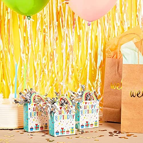 Hediye Çantası Balon Ağırlıkları, Mutlu Doğum Günü Partisi Süslemeleri (6 oz, 6 Paket)